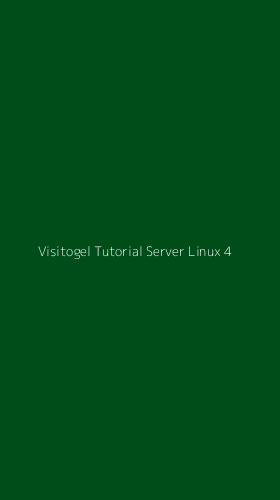 Tampilan Antarmuka Aplikasi Visitogel Tutorial Server Linux - 4