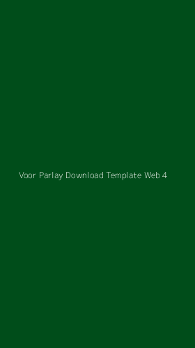 Tampilan Antarmuka Aplikasi Voor Parlay Download Template Web - 4