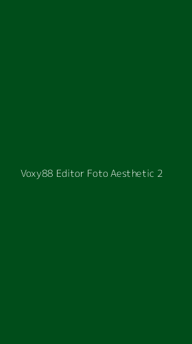 Tampilan Antarmuka Aplikasi Voxy88 Editor Foto Aesthetic - 2