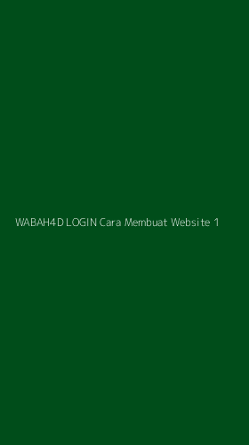 Tampilan Antarmuka Aplikasi Wabah4d Login Cara Membuat Website - 1