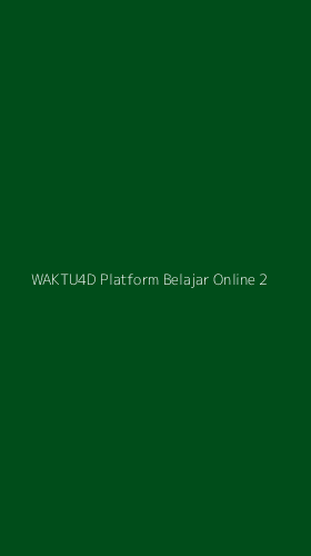 Tampilan Antarmuka Aplikasi Waktu4d Platform Belajar Online - 2