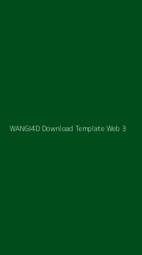 Tampilan Antarmuka Aplikasi Wangi4d Download Template Web - 3