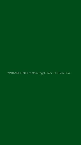 Tampilan Antarmuka Aplikasi Warganet99 Cara Main Togel Colok Jitu Pemula - 4
