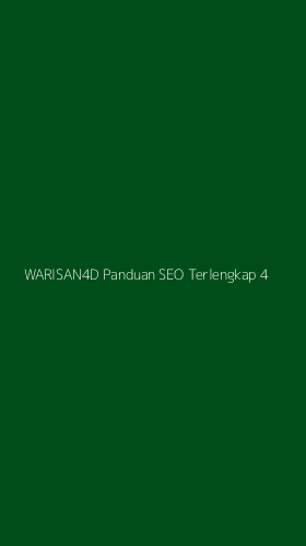 Tampilan Antarmuka Aplikasi Warisan4d Panduan Seo Terlengkap - 4