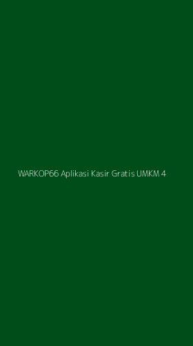 Tampilan Antarmuka Aplikasi Warkop66 Aplikasi Kasir Gratis Umkm - 4