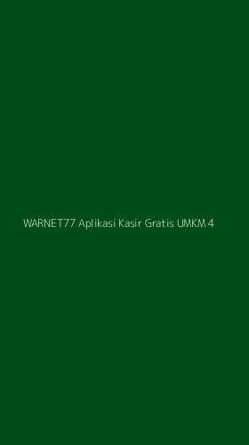 Tampilan Antarmuka Aplikasi Warnet77 Aplikasi Kasir Gratis Umkm - 4