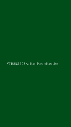 Tampilan Antarmuka Aplikasi Warung 123 Aplikasi Pendidikan Lite - 1