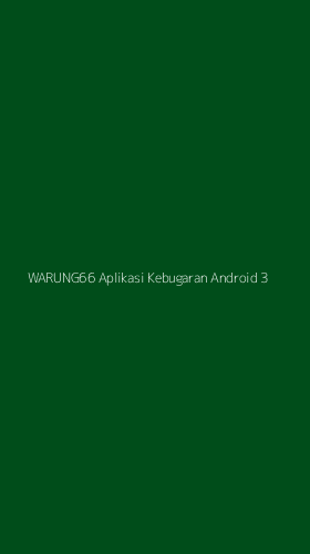 Tampilan Antarmuka Aplikasi Warung66 Aplikasi Kebugaran Android - 3