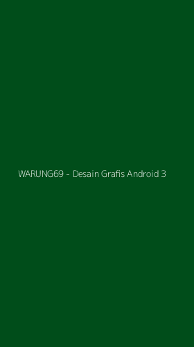 Tampilan Antarmuka Aplikasi WARUNG69 - Desain Grafis Android - 3
