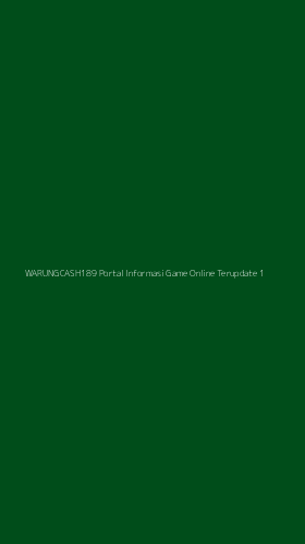 Tampilan Antarmuka Aplikasi Warungcash189 Portal Informasi Game Online Terupdate - 1
