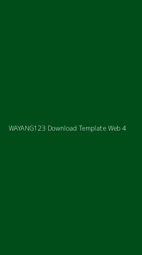 Tampilan Antarmuka Aplikasi Wayang123 Download Template Web - 4