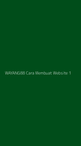 Tampilan Antarmuka Aplikasi Wayang88 Cara Membuat Website - 1