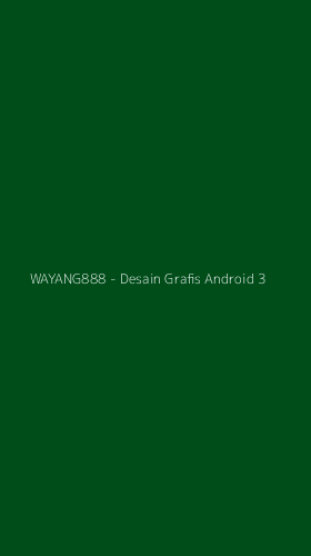 Tampilan Antarmuka Aplikasi WAYANG888 - Desain Grafis Android - 3