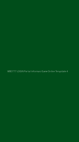 Tampilan Antarmuka Aplikasi Wbo777 Login Portal Informasi Game Online Terupdate - 4