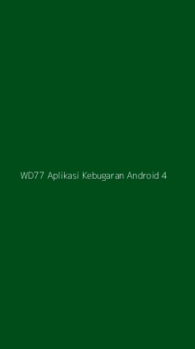 Tampilan Antarmuka Aplikasi Wd77 Aplikasi Kebugaran Android - 4