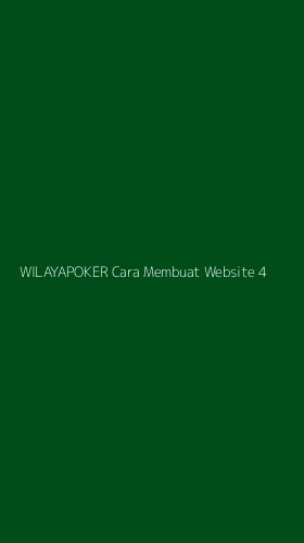 Tampilan Antarmuka Aplikasi Wilayapoker Cara Membuat Website - 4