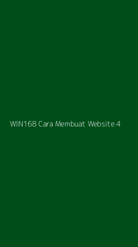 Tampilan Antarmuka Aplikasi Win168 Cara Membuat Website - 4