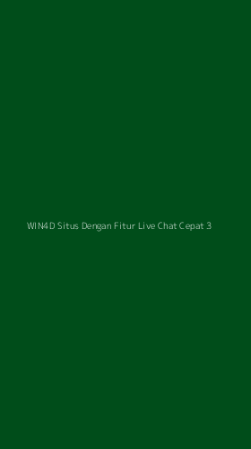 Tampilan Antarmuka Aplikasi Win4d Situs Dengan Fitur Live Chat Cepat - 3