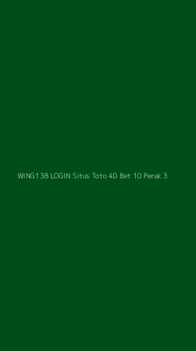 Tampilan Antarmuka Aplikasi Wing138 Login Situs Toto 4d Bet 10 Perak - 3