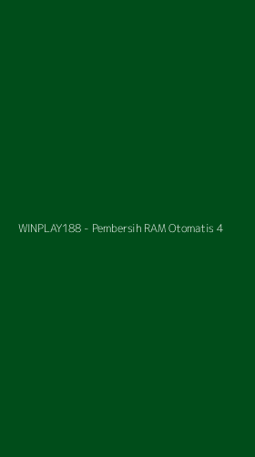Tampilan Antarmuka Aplikasi WINPLAY188 - Pembersih RAM Otomatis - 4