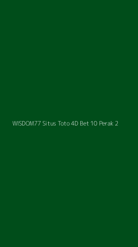 Tampilan Antarmuka Aplikasi Wisdom77 Situs Toto 4d Bet 10 Perak - 2