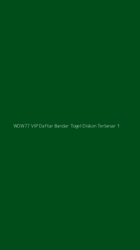 Tampilan Antarmuka Aplikasi Wow77 Vip Daftar Bandar Togel Diskon Terbesar - 1