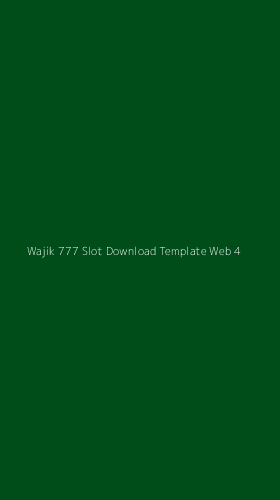 Tampilan Antarmuka Aplikasi Wajik 777 Slot Download Template Web - 4