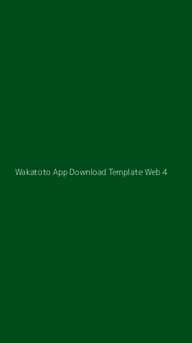 Tampilan Antarmuka Aplikasi Wakatoto App Download Template Web - 4