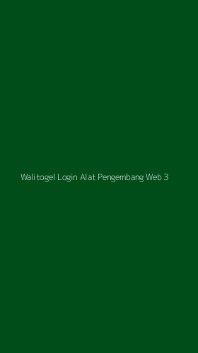 Tampilan Antarmuka Aplikasi Walitogel Login Alat Pengembang Web - 3