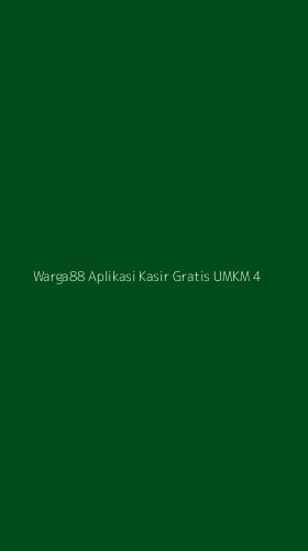 Tampilan Antarmuka Aplikasi Warga88 Aplikasi Kasir Gratis Umkm - 4