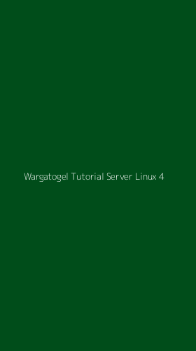 Tampilan Antarmuka Aplikasi Wargatogel Tutorial Server Linux - 4
