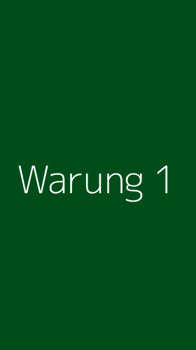 Tampilan Antarmuka Aplikasi Warung - 1