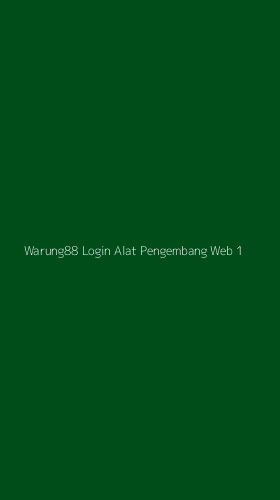 Tampilan Antarmuka Aplikasi Warung88 Login Alat Pengembang Web - 1