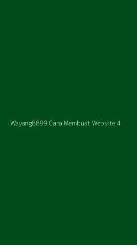 Tampilan Antarmuka Aplikasi Wayang8899 Cara Membuat Website - 4