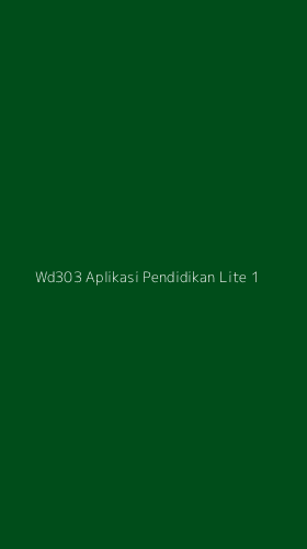 Tampilan Antarmuka Aplikasi Wd303 Aplikasi Pendidikan Lite - 1