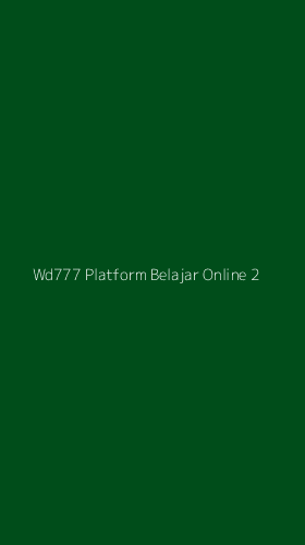 Tampilan Antarmuka Aplikasi Wd777 Platform Belajar Online - 2