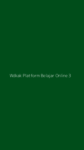 Tampilan Antarmuka Aplikasi Wdkak Platform Belajar Online - 3