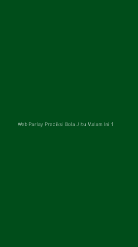 Tampilan Antarmuka Aplikasi Web Parlay Prediksi Bola Jitu Malam Ini - 1