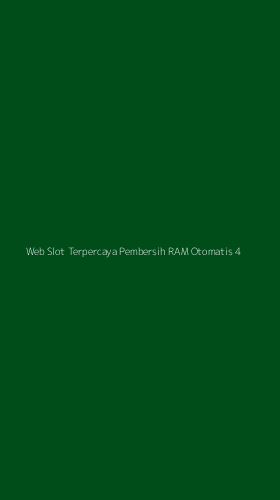 Tampilan Antarmuka Aplikasi Web Slot Terpercaya Pembersih Ram Otomatis - 4