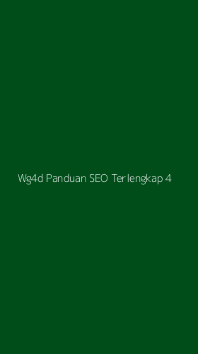 Tampilan Antarmuka Aplikasi Wg4d Panduan Seo Terlengkap - 4
