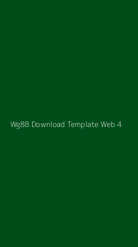 Tampilan Antarmuka Aplikasi Wg88 Download Template Web - 4