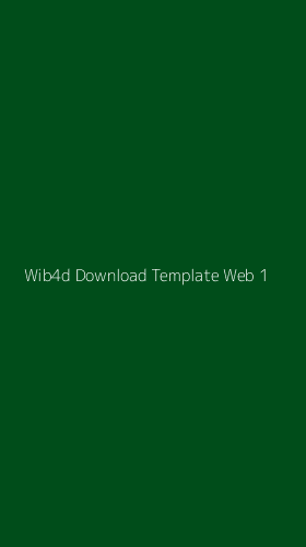Tampilan Antarmuka Aplikasi Wib4d Download Template Web - 1