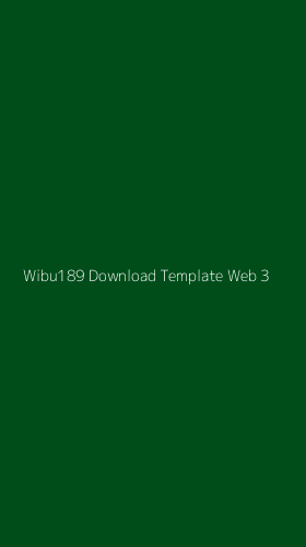 Tampilan Antarmuka Aplikasi Wibu189 Download Template Web - 3