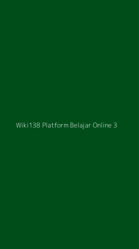 Tampilan Antarmuka Aplikasi Wiki138 Platform Belajar Online - 3