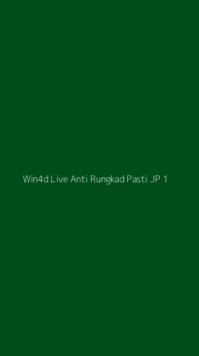 Tampilan Antarmuka Aplikasi Win4d Live Anti Rungkad Pasti Jp - 1
