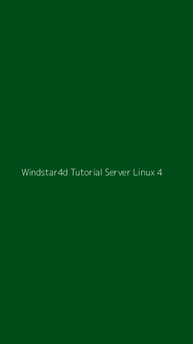 Tampilan Antarmuka Aplikasi Windstar4d Tutorial Server Linux - 4