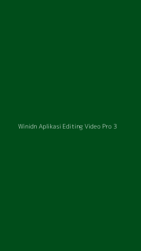 Tampilan Antarmuka Aplikasi Winidn Aplikasi Editing Video Pro - 3