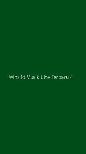 Tampilan Antarmuka Aplikasi Wins4d Musik Lite Terbaru - 4