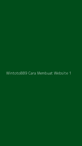 Tampilan Antarmuka Aplikasi Wintoto889 Cara Membuat Website - 1