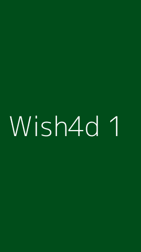 Tampilan Antarmuka Aplikasi Wish4d - 1